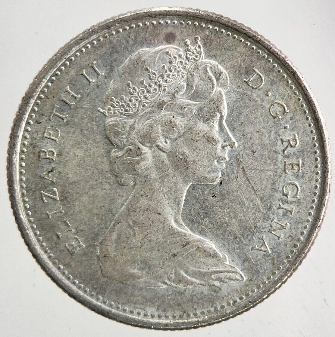 1968 Canada 25 Cents Silver Coin | Very High Grade