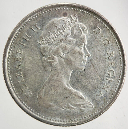 1968 Canada 25 Cents Silver Coin | Very High Grade