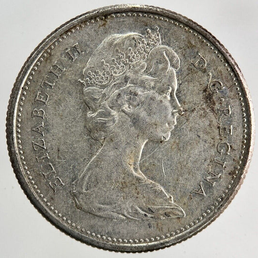 1968 Canada 25 Cents Silver Coin | Fine Collectable Grade