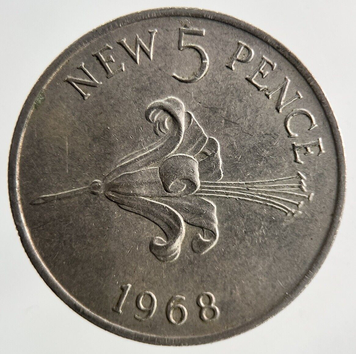 1968 Guernsey 5p Five-Pence Coin | Fine Collectable Grade