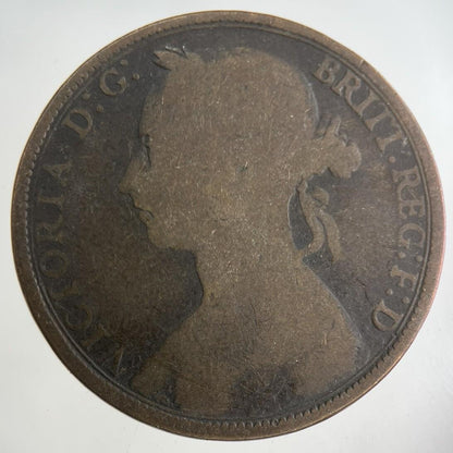 1891 Victoria One Penny Coin | Collectable Grade