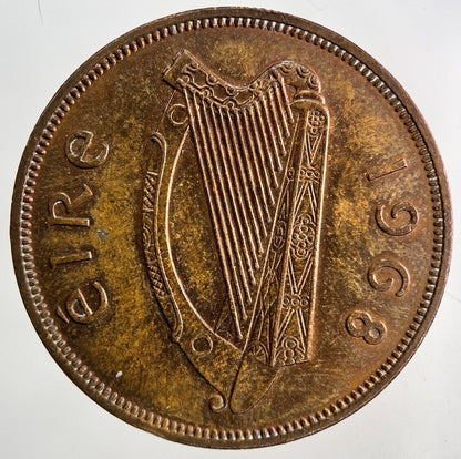 1968 Irish One Penny Coin | Very High Grade