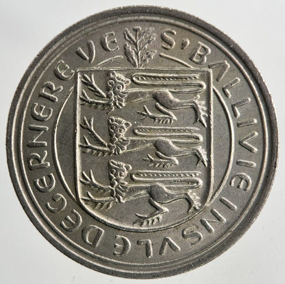 1968 Guernsey 5p Five-Pence Coin | Fine Collectable Grade