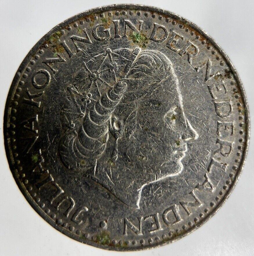 1968 Netherlands 1 Gulden Coin | Fine Collectable Grade