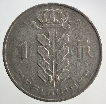 1969 Belgium 1 Franc Coin | Fine Collectable Grade