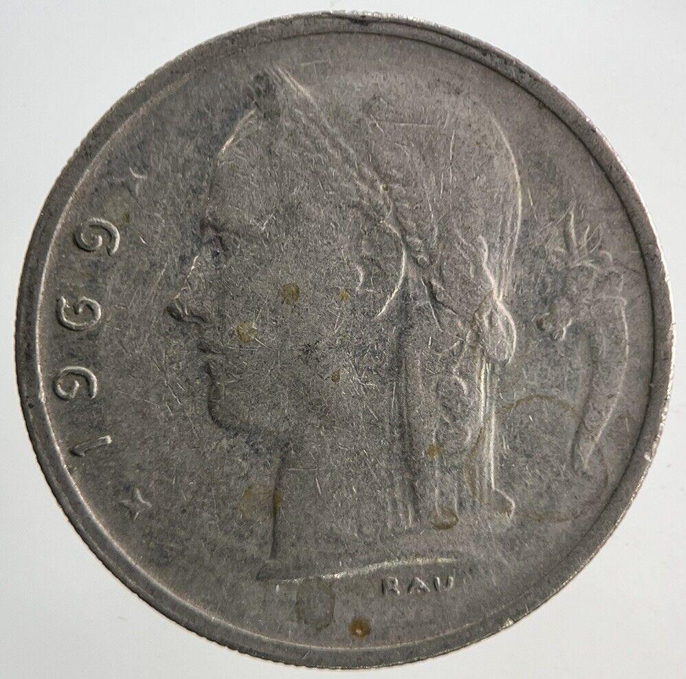 1969 Belgium 1 Franc Coin | Fine Collectable Grade