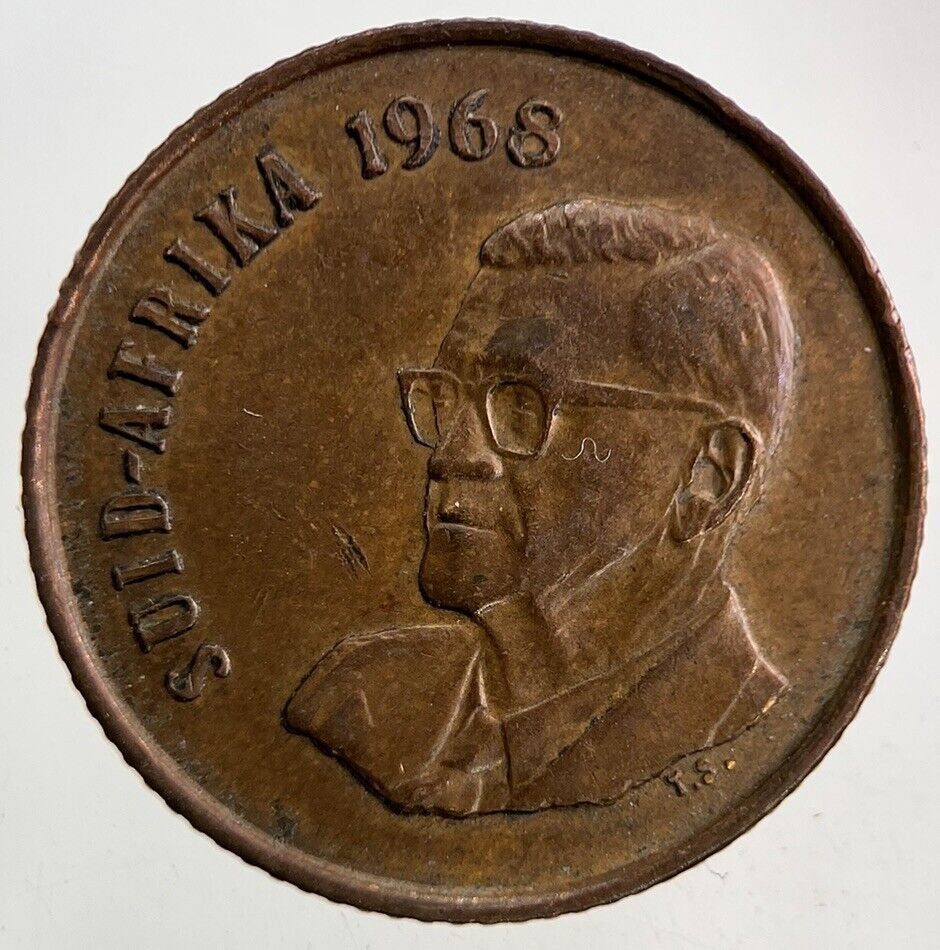 1968 South Africa 2 Cents Coin | Fine Collectable Grade
