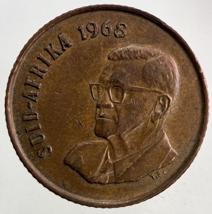 1968 South Africa 2 Cents Coin | Fine Collectable Grade