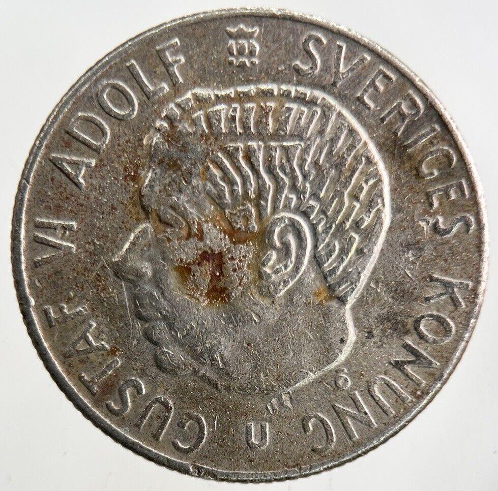 1968 Sweden 1 Krona Silver Coin | Fine Collectable Grade