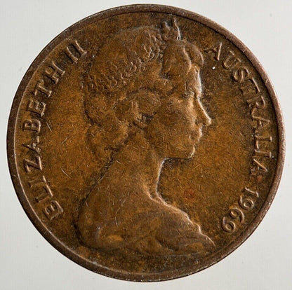 1969 Australia 1 Cent Coin | Fine Collectable Grade