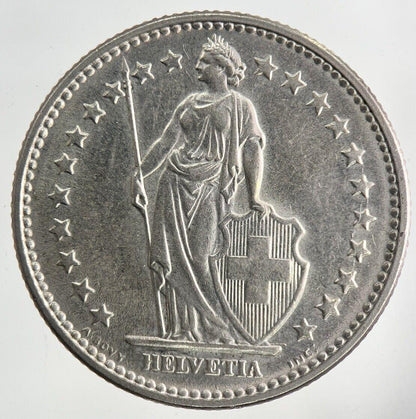 1968 Switzerland Swiss 2 Franc Coin | Very High Grade