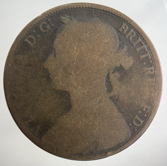 1882 Victoria One Penny Coin | Collectable Grade