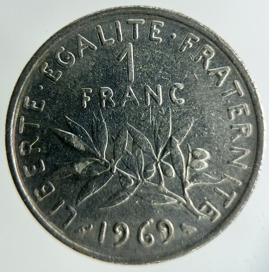 1969 France 1 Franc Coin | Fine Collectable Grade