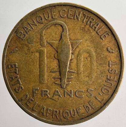 1969 France West Africa 10 Franc Coin | Fine Collectable Grade