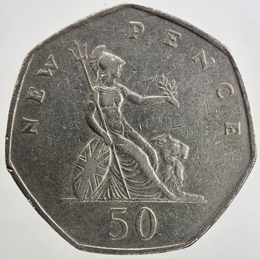 1969 Elizabeth II 2nd 50p 50 Fifty-Pence Coin | Fine Collectable Grade