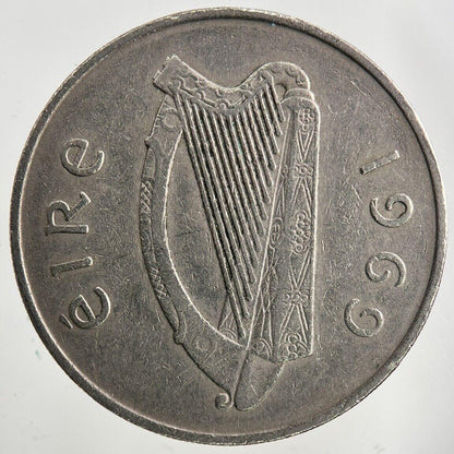 1969 Irish 10p Ten-Pence Coin | Fine Collectable Grade