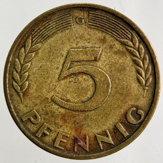 1969 Germany 5 Pfennig Coin | Fine Collectable Grade