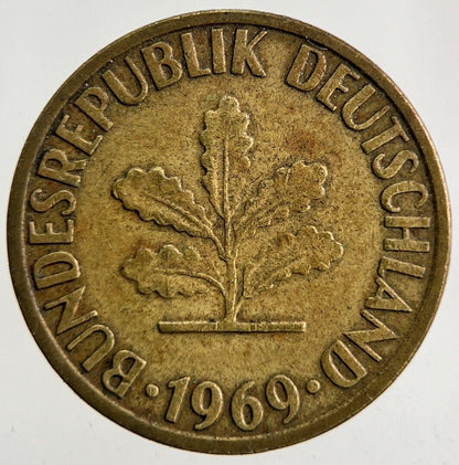 1969 Germany 5 Pfennig Coin | Fine Collectable Grade
