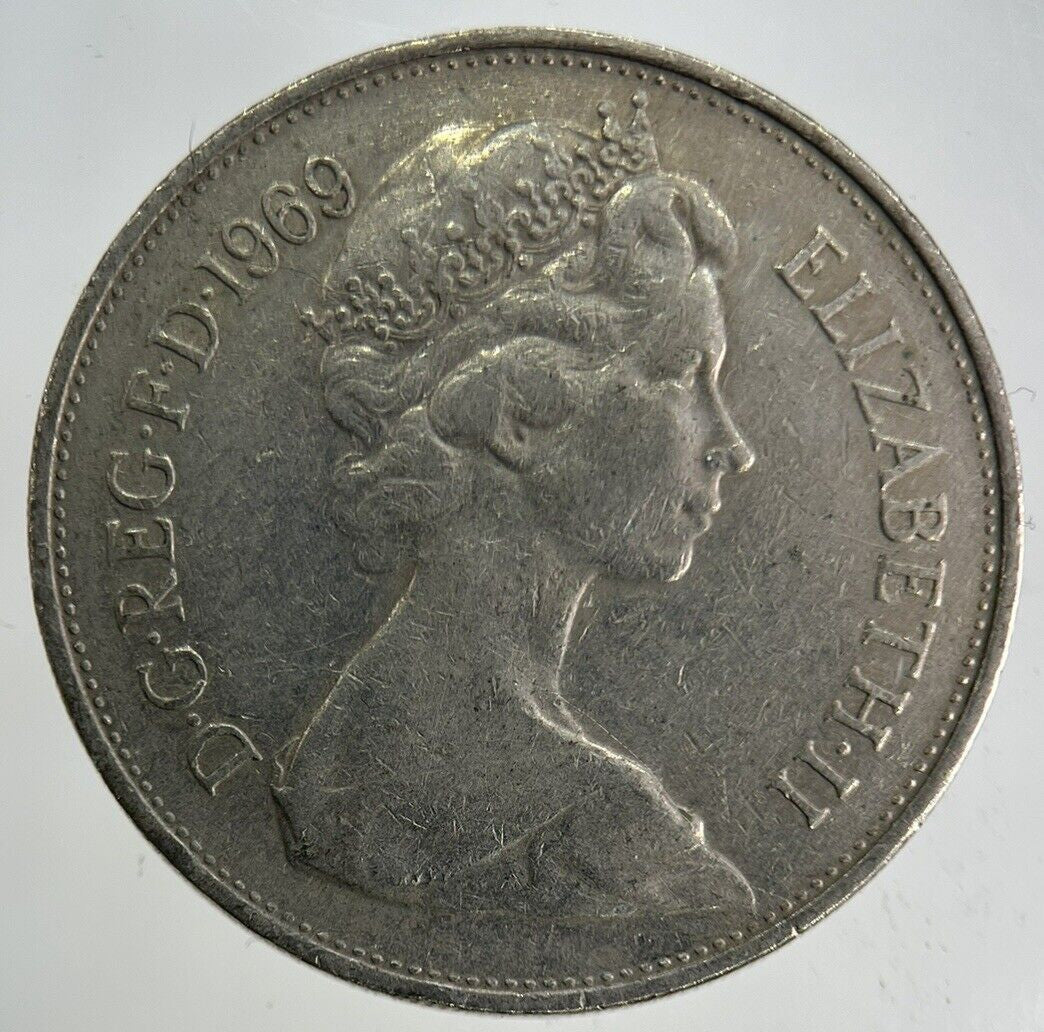 1969 Elizabeth II 2nd 10p Ten-Pence Coin | Fine Collectable Grade