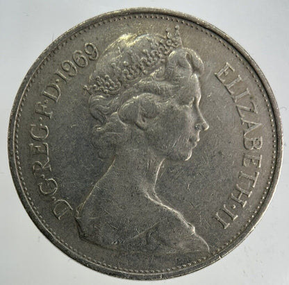 1969 Elizabeth II 2nd 10p Ten-Pence Coin | Fine Collectable Grade
