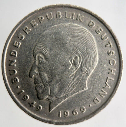 1970 Germany 2 Mark Coin | Fine Collectable Grade