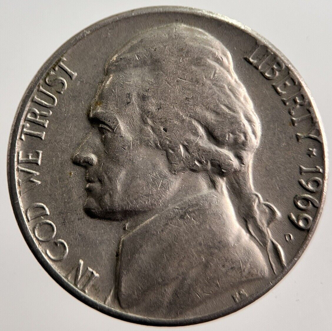 1969 US USA Nickel 5 Cents Coin | Collectable Grade | a3809