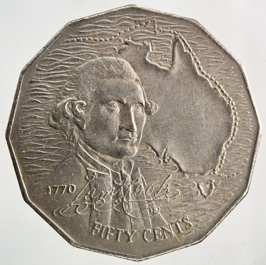 1970 Australia 50 Cents Coin | Fine Collectable Grade