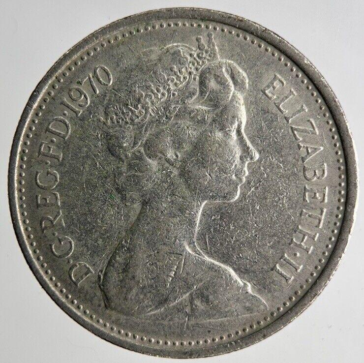 1970 Elizabeth II 5p Five 5 Pence Coin | Fine Collectable Grade
