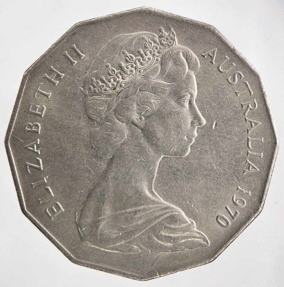 1970 Australia 50 Cents Coin | Fine Collectable Grade