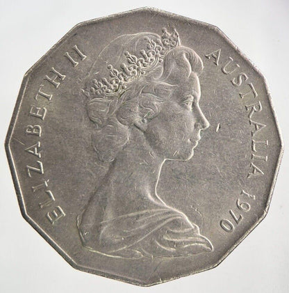 1970 Australia 50 Cents Coin | Fine Collectable Grade