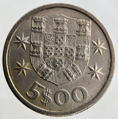 1969 Portugal 5 Escudos Coin | Very High Grade