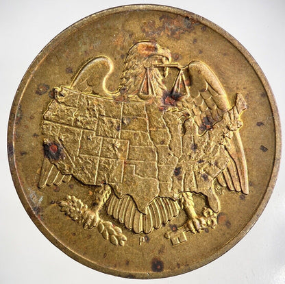 1969 US USA Mint Philadelphia Commemorative Medal Token Coin | Very High Grade