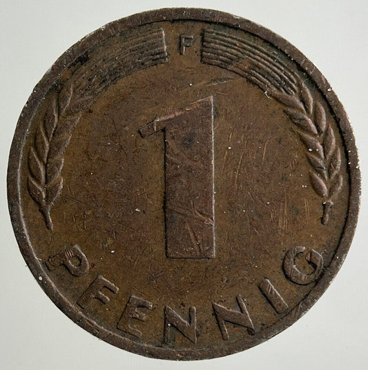 1970 Germany 1 Pfennig Coin | Fine Collectable Grade