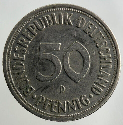 1970 Germany 50 Pfennig Coin | Fine Collectable Grade