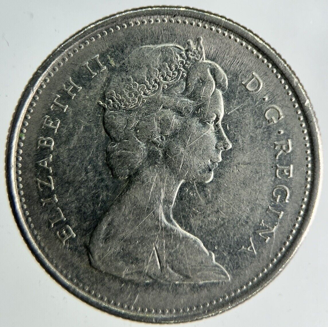 1971 Canada 25 Cents Coin | Fine Collectable Grade