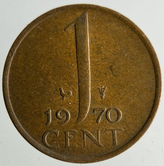 1970 Netherlands 1 Cent Coin | Fine Collectable Grade