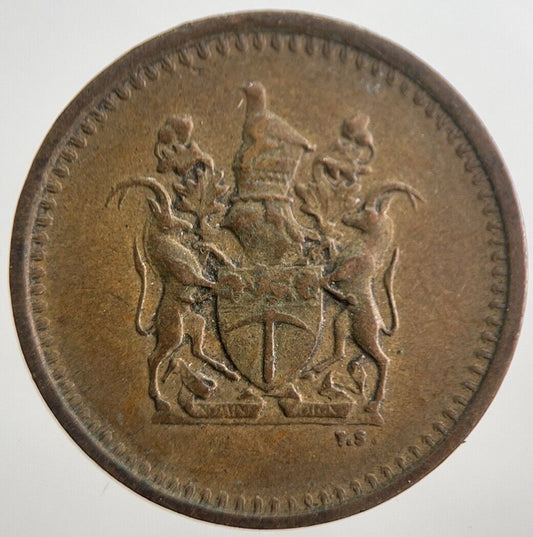 1970 Rhodesia Africa One Cent 1c Coin | Very High Grade | a7562