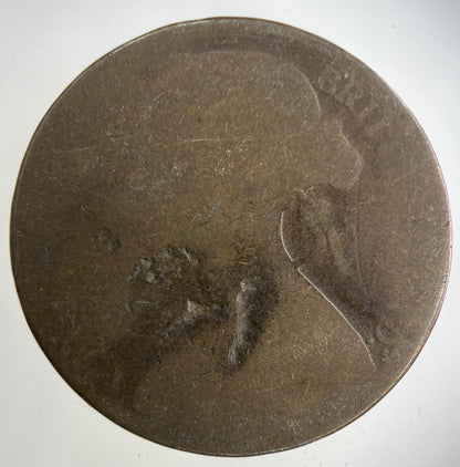 1870 Victoria One Penny Coin | Fair Grade