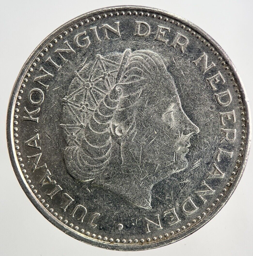 1970 Netherlands 2 1/2 Gulden Coin | Very High Grade