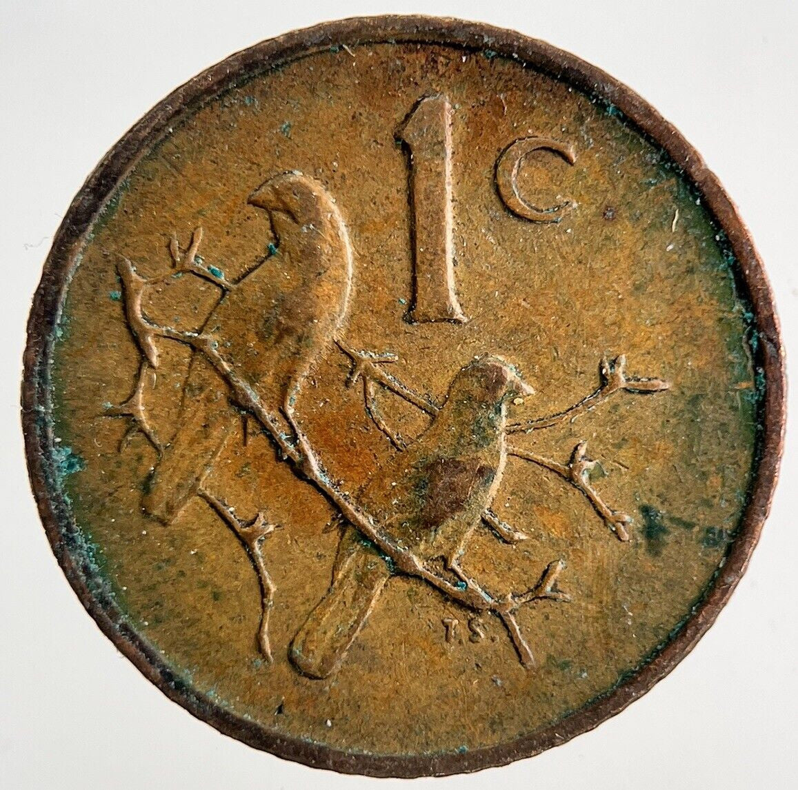 1970 South Africa 1 Cent Coin | Fine Collectable Grade