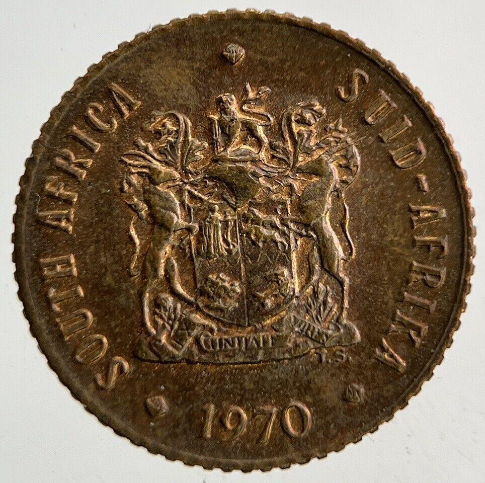1970 South Africa 1/2 Half Cent Coin | Fine Collectable Grade