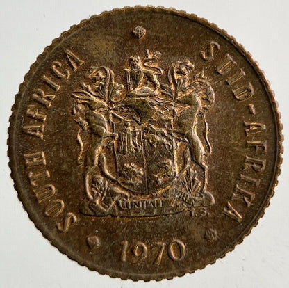 1970 South Africa 1/2 Half Cent Coin | Fine Collectable Grade