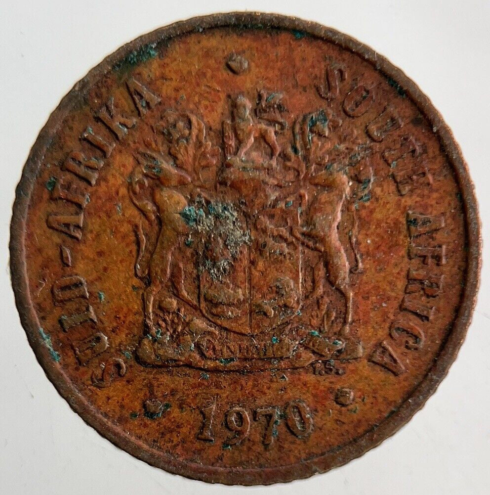 1970 South Africa 1 Cent Coin | Fine Collectable Grade