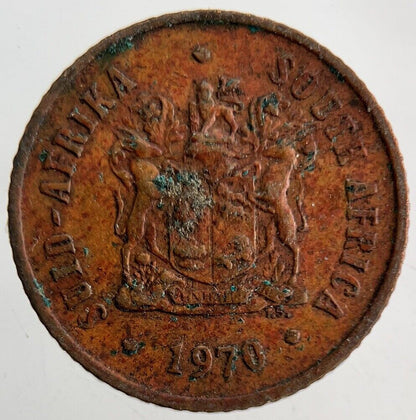 1970 South Africa 1 Cent Coin | Fine Collectable Grade