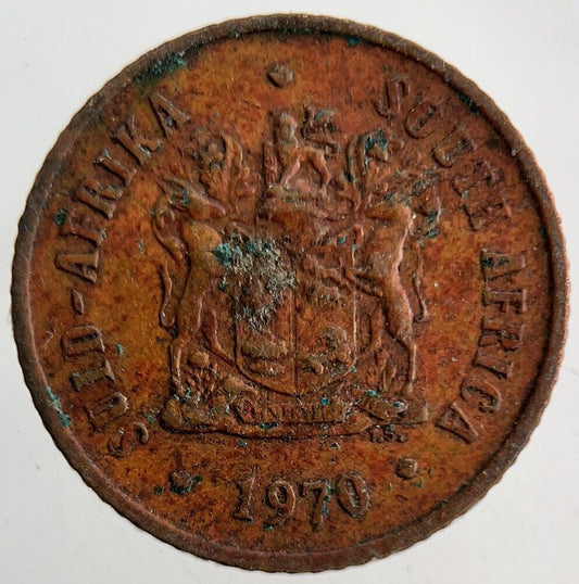 1970 South Africa 1 Cent Coin | Fine Collectable Grade