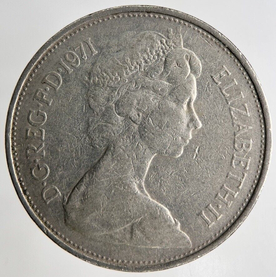 1971 Elizabeth II 10p 10 Ten Pence Coin | Fine Collectable Grade