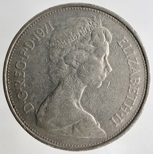 1971 Elizabeth II 10p 10 Ten Pence Coin | Fine Collectable Grade