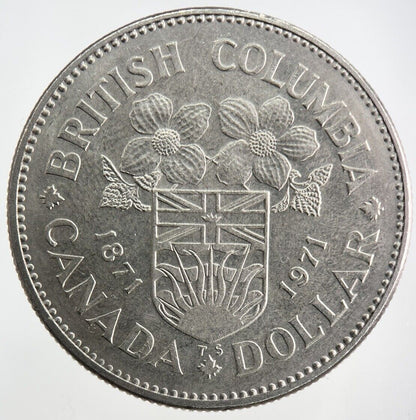 1971 British Columbia Canada One Dollar Coin | Very High Grade