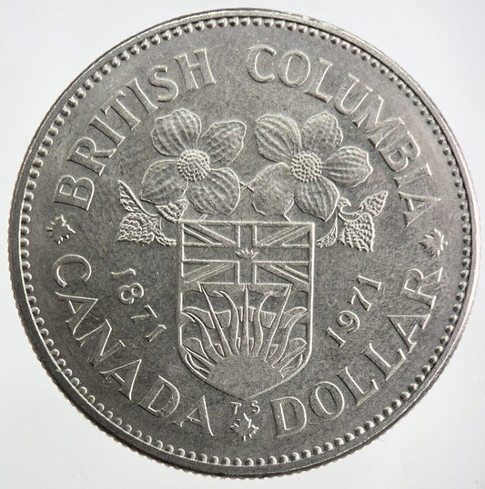 1971 British Columbia Canada One Dollar Coin | Very High Grade