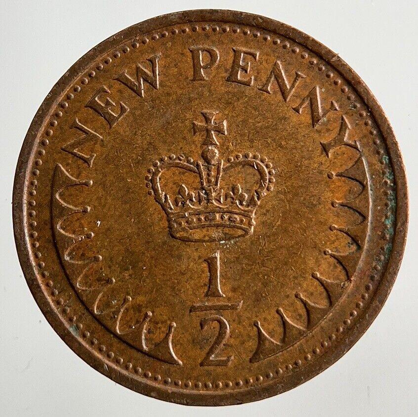 1971 Elizabeth II 2nd 1/2 Half New Penny Pence Coin | Fine Collectable Grade
